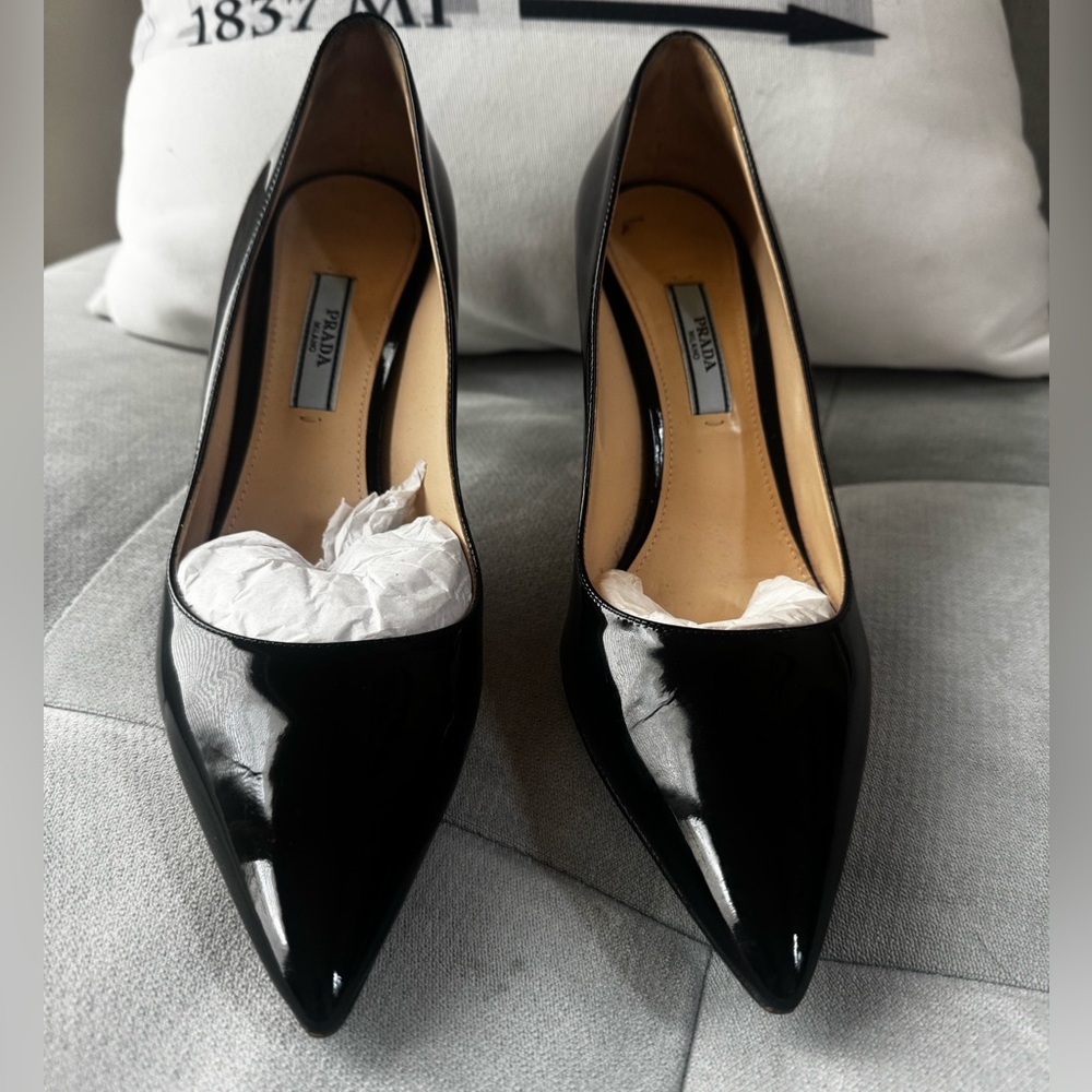 Real Prada Patent Pumps/Heels